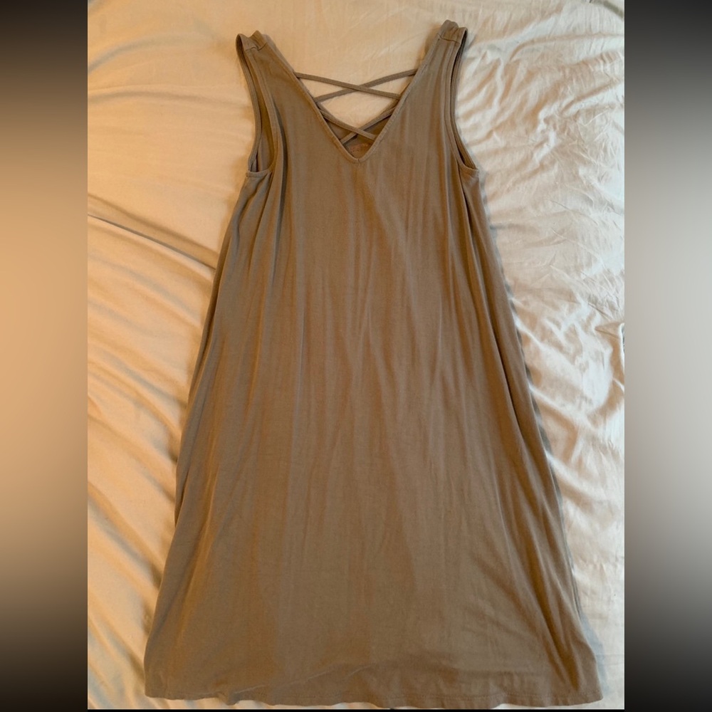 Olive green sundress size small